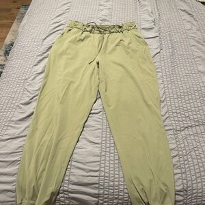 lululemon athletica Light Green Track Pants